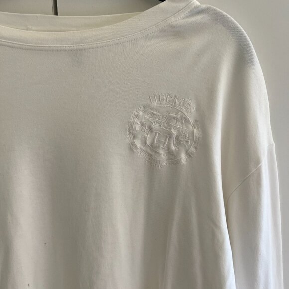 Vintage Hermes Long Sleeve Flawed - Picture 2 of 9